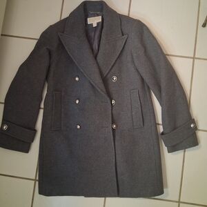 Michael Kors Charcoal Double-Breasted Blazer